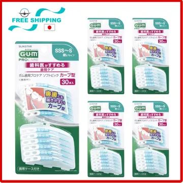 Sunstar GUM soft pick 40pcs fragrance free SSS-S size interdental cleaner  Japan