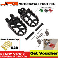 JFG Racingรถจักรยานยนต์CNCที่รองเท้าหมุดที่พักเท้าสำหรับKAWASAKI KLX250R KLX250 KLX250S KLX250SF KLX300R KLX650 KLX650R KLR650