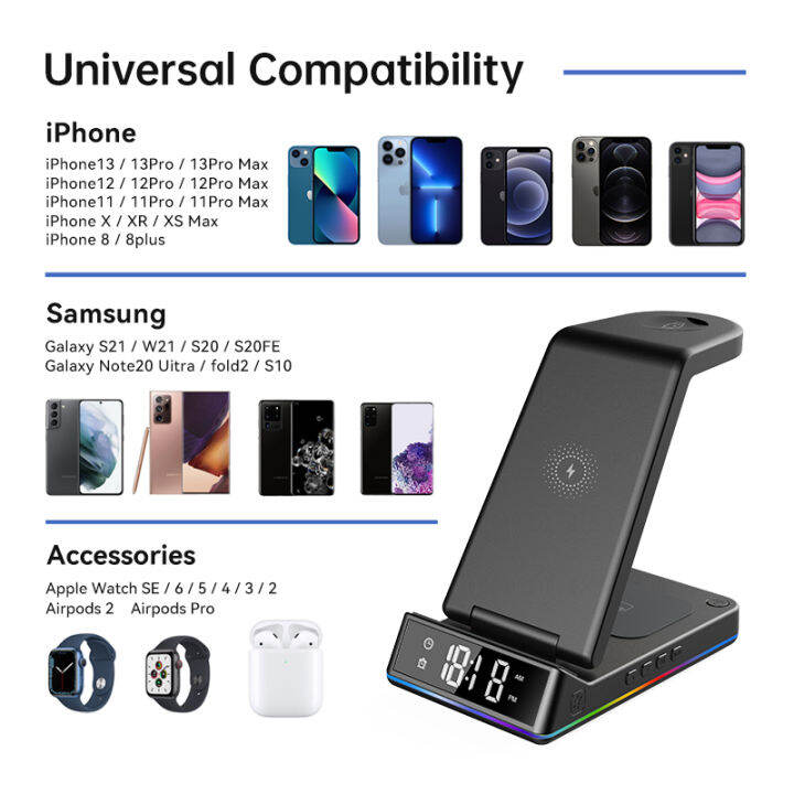 30w-5-in-1-wireless-charger-stand-สำหรับ-14-13-12-samsung-s21-s20-galaxy-8-7-fast-charging-dock-station