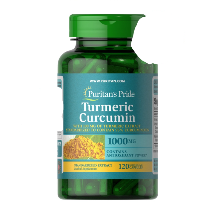 Puritan's Pride Turmeric Curcumin with Bioperine 1,000 mg / 120