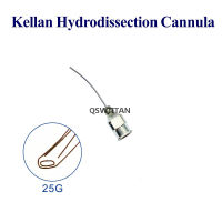 25G Kellan Hydrodissection Cannula Curved Ophthalmic Surgical Instruments