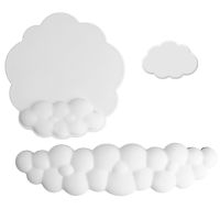 Cloud Keyboard Wrist Pad Memory Foam Hand Rest Cloud Mouse Keyboard Wrist Pad Suitable for Office Games