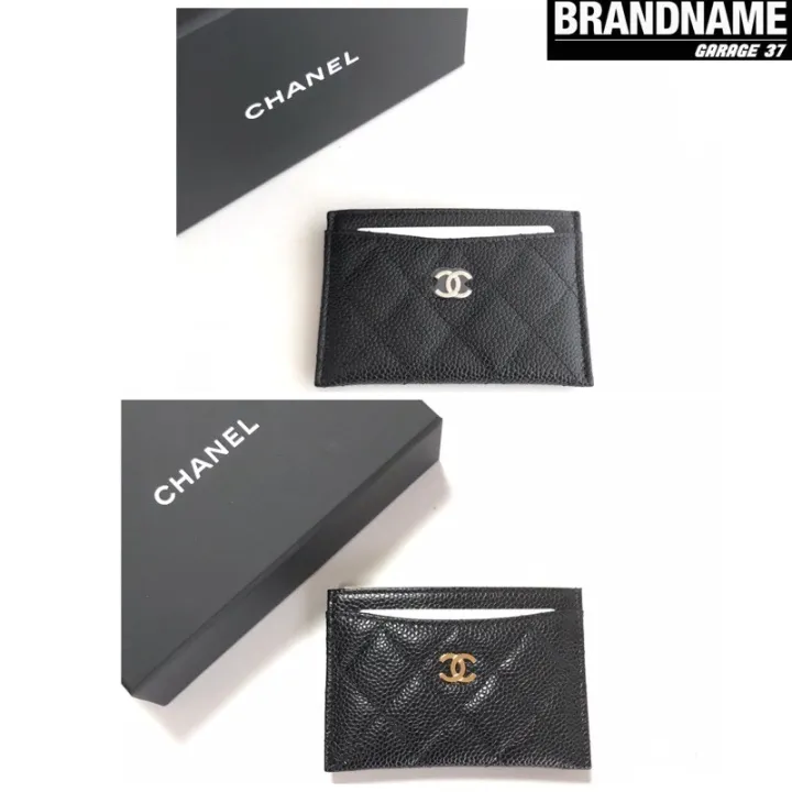(ผ่อน)New Chanel card holder อะไหล่เงิน อะไหล่ทอง Lazada.co.th