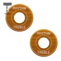 ；‘【； Tooyful Pack Of 2 Guitar Toggle Switch Plates Washers Rythm Treble Rings DIY For LP Electric Guitar Replacement Parts