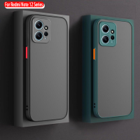 เคสซิลิโคนกันกระแทกสำหรับ Xiaomi Redmi Note 11 12 Pro Plus 12Pro + 12 4G 5G Note 12 2023เทอร์โบแฟชันโปร่งแสงด้านเลนส์ชั้นกันกระแทกโทรศัพท์แข็งปกป้องฝาครอบด้านหลัง