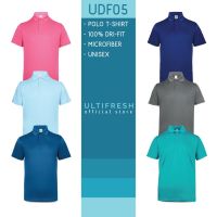 เสื้อโปโลสำหรับผู้ชาย ULTIFRESH ไมโครไฟเบอร์100ที่ดีที่สุด UDF05 Polo เสื้อยืดใส่ได้ทุกเพศ Dri-Fit Polo เสื้อยืดกลุ่ม UDF05 A