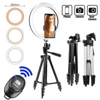 26cm Ring Lamp Tripod For Phone Led lamp Ring Light For Photography Ring Light Led Tripod With Stand Photo Studio Youtube