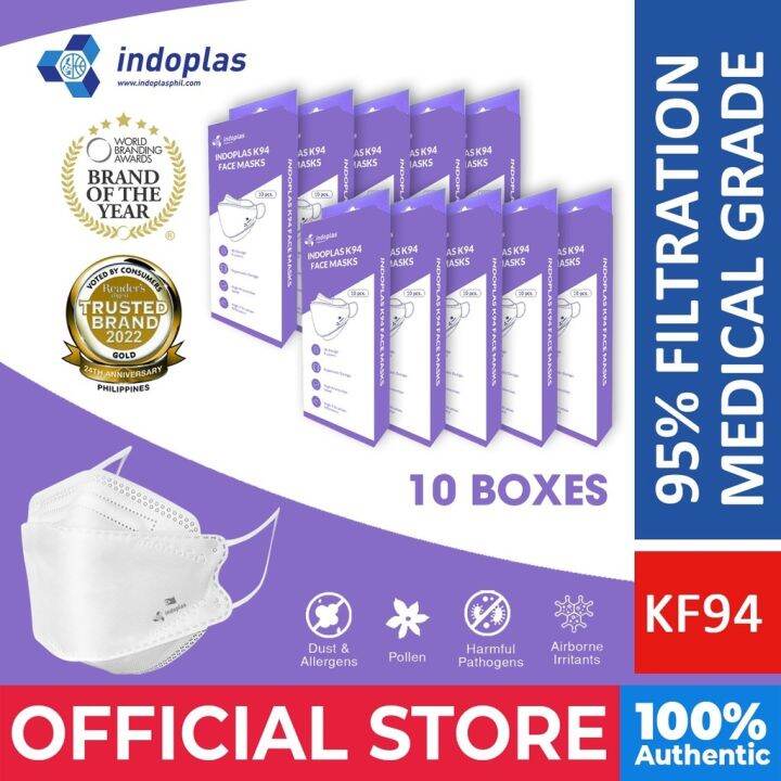 KF94 Face FDA Registered - 10 Boxes (100 pcs) | Lazada PH