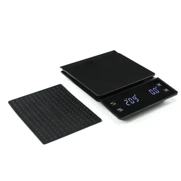 Digital Coffee Scale with Timer LED Screen Espresso USB 3kg Max.Weighing  0.1g High Precision Measures in Oz/ml/g Kitchen Scale