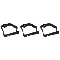 3X Chest Belt Strap for for Sports Wireless Heart Rate Monitor,Black