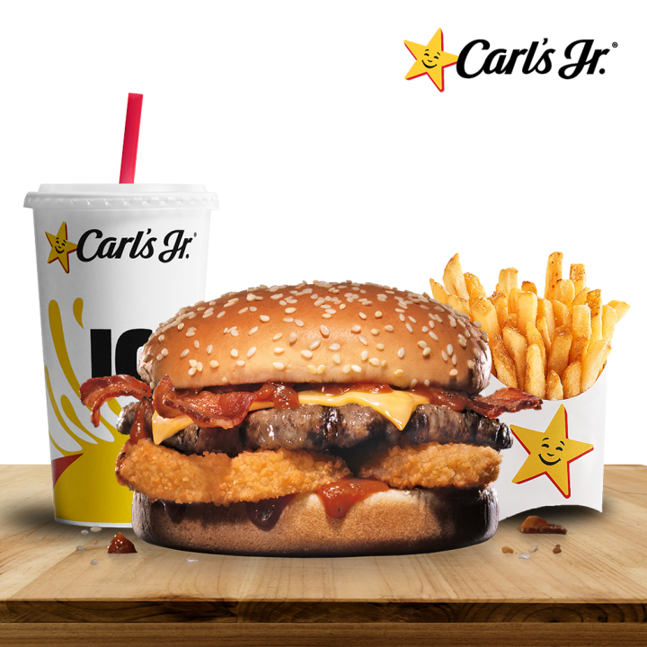 [Carl’s Jr.] Western Bacon Cheeseburger® Combo [Redeem In Store] [take