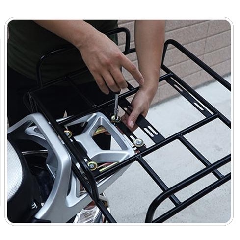 [Ready Stock] Motorcycle rack delivery Motorcycle rack Bag Rack Food Panda Bag Rack bag lalamove bag holder rack