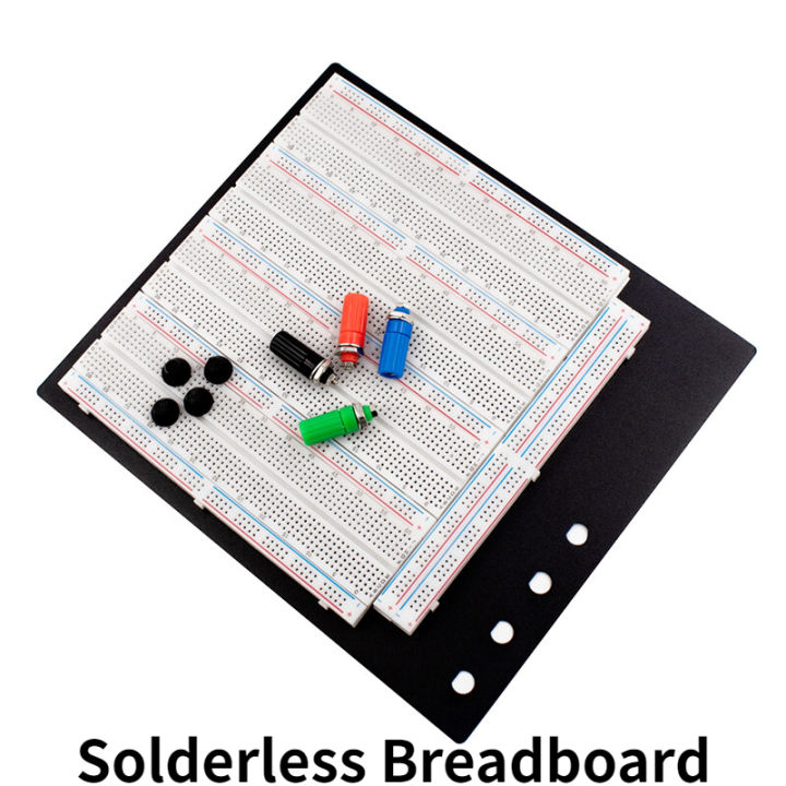 จุดเชื่อมต่อแผงวงจรไม่มีบัดกรี-breadboard-3220ทดสอบวงจร