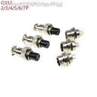 1SETS GX12-2/3/4/5/6/7 12mm Diameter aviation plug socket Circular connector GX12 2PIN 3PIN 4PIN 5PIN Male Female connectors