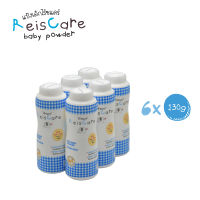 ReisCare Baby Powder แป้งเด็กไร้ซแคร์ กลิ่นเอ็กซ์ตร้า ไมลด์ 6 กระป๋อง x ขนาด 130 กรัม