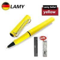 LAMY Safari Rollerball Pen ของแท้100% （เหลือง）ปากกาโรลเลอร์บอล ลามี่ , ไส้ปากกาโรลเลอร์บอล LAMY M63 หัว M