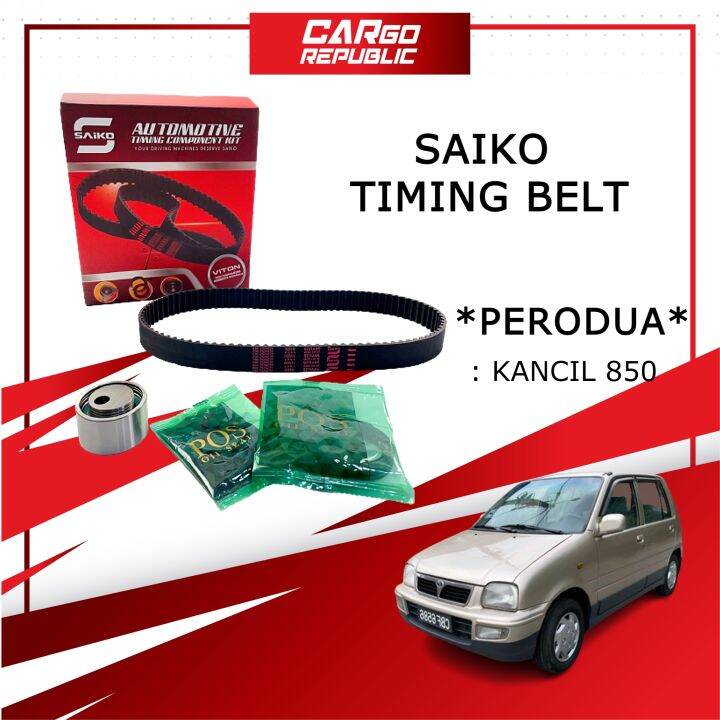 Saiko Timing Belt Kit Set (100K) for Perodua Kancil 850 100 Original