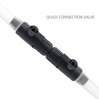 【cw】 Water Pipe Quick Connector Aquarium Filter Connecting Pipe Quick Separation Connector with Water Flow Regulating Switch