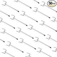 [COD] 50PCS hole plate hook shelf shopping mall supermarket triangle