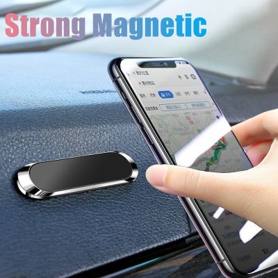 Strip Magnetic Holder Stand Magnet Cellphone Bracket Car Magnetic car phone Holder for iPhone 12 Pro Max Samsung xiaomi huawei Car Mounts