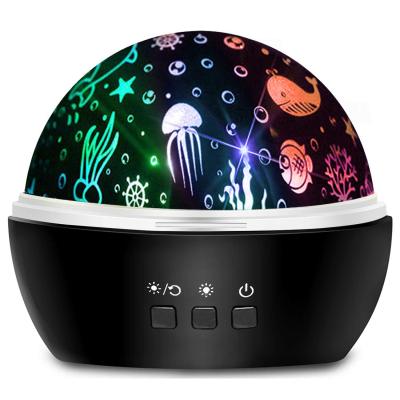 Kids Night Light 360° Rotating Starry Night Light Projector for Baby  Ocean Wave Projector for Kids Bedroom Decoration Night Lights