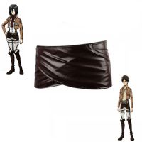 Anime Attack On Titan Cosplay Belt Hookshot Leather Skirt Shingeki No Kyojin Recon Corps Adjustable Harness Belts Costume Outfit