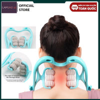 【จัดส่งจากประเทศไทย】Neck Massager Therapy คอและไหล่ Dual Trigger Point Roller Self-Massage เครื่องมือบรรเทาความดันมือนวดลึก