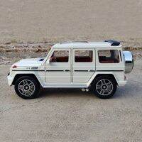 โมเดลรถโลหะผสมออฟโรด SUV G63ขนาด1:24รถยนต์ไดคาสของเล่นจำลองเสียงเบายานพาหนะของขวัญเด็กผู้ชาย