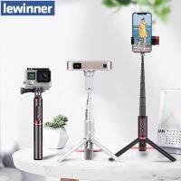 Lewinner LW-202pro Sport All In One Portable bluetooth Tripod Selfie Stick Monopod for Gopro 7 6 5 Sports Action 1/4 Screw View