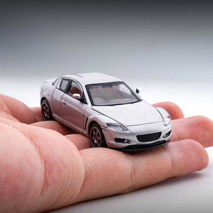 um-1-64โมเดลรถโลหะผสมรถสปอร์ต-rx-8-mazda-แบบจำลองรถยนต์เล็กโมเดลย่อส่วน-diecast