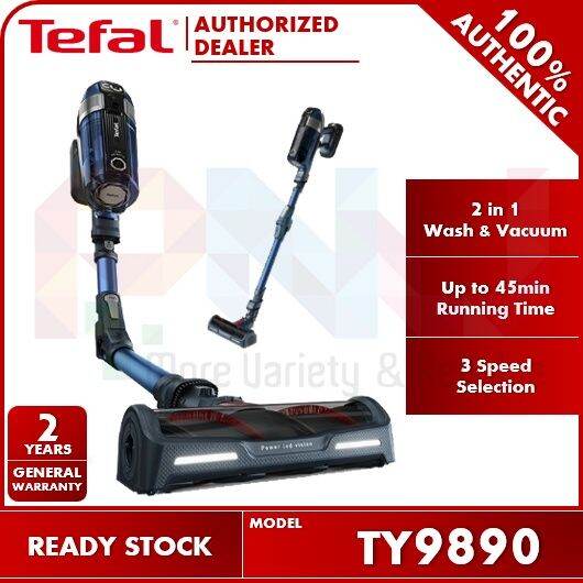 Tefal 2 in 1 Cordless Handheld Stick Vacuum Cleaner Mop Function x ...