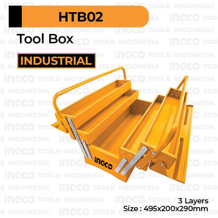 Tool Box (3-Stack) INGCO HTB02 Kotak Peralatan Alat Perkakas Toolbox ...