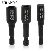 ☎ URANN 1pcs M6 M8 M10 6.35mm Hexagon Nut Driver Socket Bits Wrench Screwdriver Hex Socket Bit for Screw Driver Handle Tools