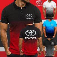 TOYOTA เสื้อโปโลแขนสั้นคุณภาพดีใส่ออกกําลังกายสําหรับบุรุษ