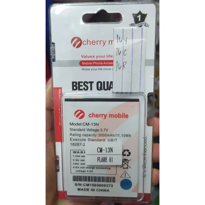 High Quality Baterry For Cherry Mobile Flare A1 CM13N Lazada PH