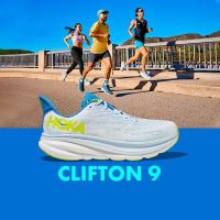 H HOKA Clifton Clifton 9 Running Shoes Men Ultra Light Cushioning Rebound Marathon Outdoor Sports Shoes Women