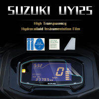 2ชิ้นเกจวัด UY125 Suzuki ปกป้องหน้าจอวัสดุ TUP
