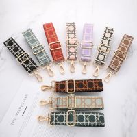 Wide 3.8cm Nylon Sling Women One-shoulder Messenger Bag Belt Color  Accessories Female Adjusted  Length Bag Strap