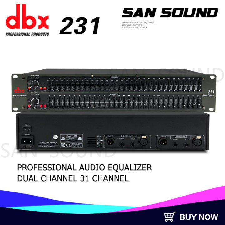 【Original】 DBX Graphic Equalizer dbx 231 Dual channel 31 band 2series