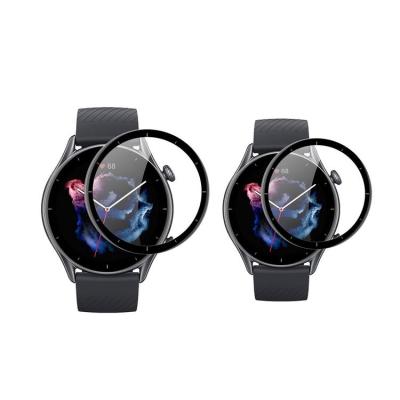 3D Full Edge Soft Protective Film Cover Protection For HuamiAmazfit GTR 3/3 Pro Smartwatch Screen Hydrogel Film Protector Accessories carefully