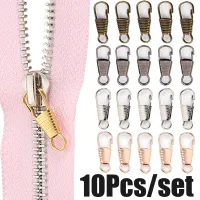 ☽ Universal Zipper Puller Replacement Instant Zipper Slider Repair Kit for Broken Travel Suitcase Detachable Zipper Head Sew Craft