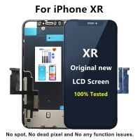 จอ XR หน้าจอ LCD สำหรับ OEM ของแท้สัมผัสทำให้เป็นดิจิทัลประกอบไม่มีพิกเซลที่ตายเทปกาวสำหรับซ่อมโทรศัพท์จอ Pantalla