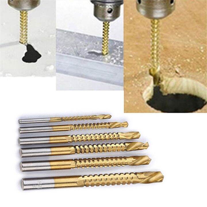 hh-ddpj6pcs-drill-power-tool-drill-wood-cutter-high-speed-steel-twist-sawtooth-drill-3mm-4mm-5mm-6mm-6-5mm-8mm