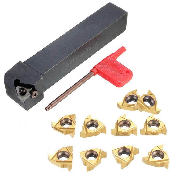 Lathe Thread Turning Tool Holder Carbide Insert External Thread Turning
