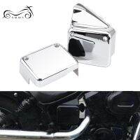 Chrome Motorcycle Left Right Battery Side Covers For Honda Shadow Spirit 750 VT750 DC 2000-2009 Black Widow 2000-2007