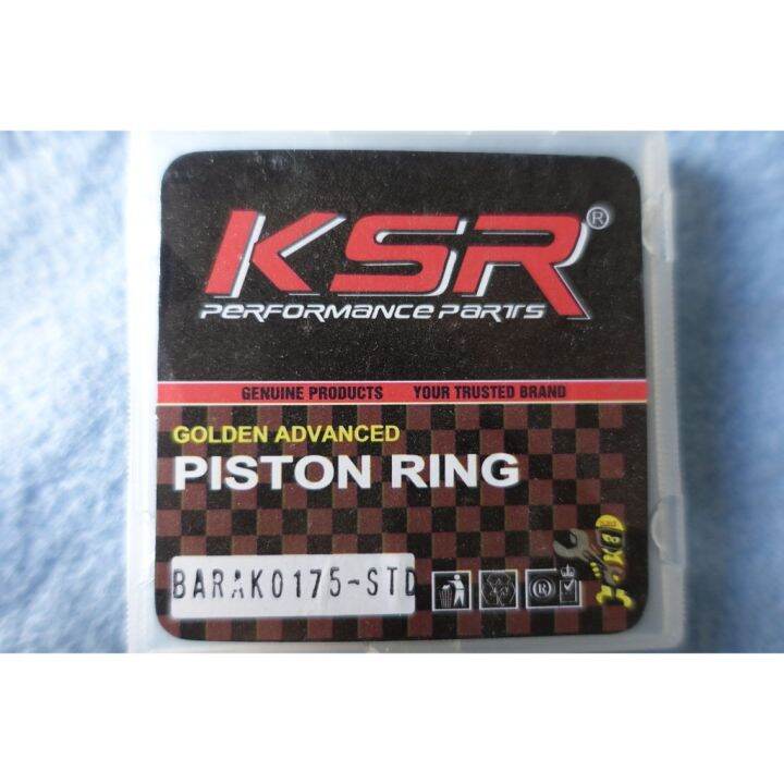 KSR Piston Ring - Barako BC175 STD/0.25/0.50/0.75/1.00 | Lazada PH