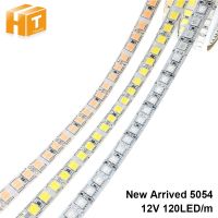 【✲High Quality✲】 na07037036036666 แถบไฟ Led 5054 Dc12v 120Leds/M 5M เทปไฟฟ้ายืดหยุ่นหลอดไฟสีขาวสีขาวเย็นสีชมพูน้ำแข็งสีฟ้าแถบไฟ Led Rgb 5050 120led/M.