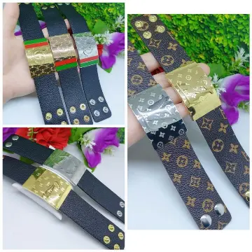 Promo Gelang Wanita Lebar Gelang Kulit Viral 3CM Gelang Sabuk - LV COKLAT  Diskon 23% di Seller LapakMusiman - Jembatan Besi, Kota Jakarta Barat