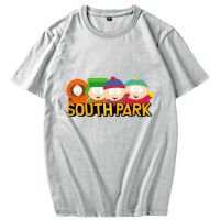 Anime S-Southes Park เสื้อยืดพิมพ์ลายการ์ตูน16สีสำหรับผู้ชายเสื้อผ้าฝ้ายสำหรับผู้หญิงฤดูร้อนเสื้อยืดลำลองกีฬากลางแจ้ง S-5XL ขนาด