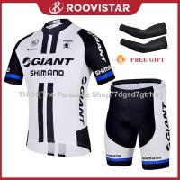 ✎ GIANT SHIMANO Team Cycling Jersey Set Summer Short Sleeve Jerseys Mens Bike Jerseys Cycling Clothing Shorts Pants